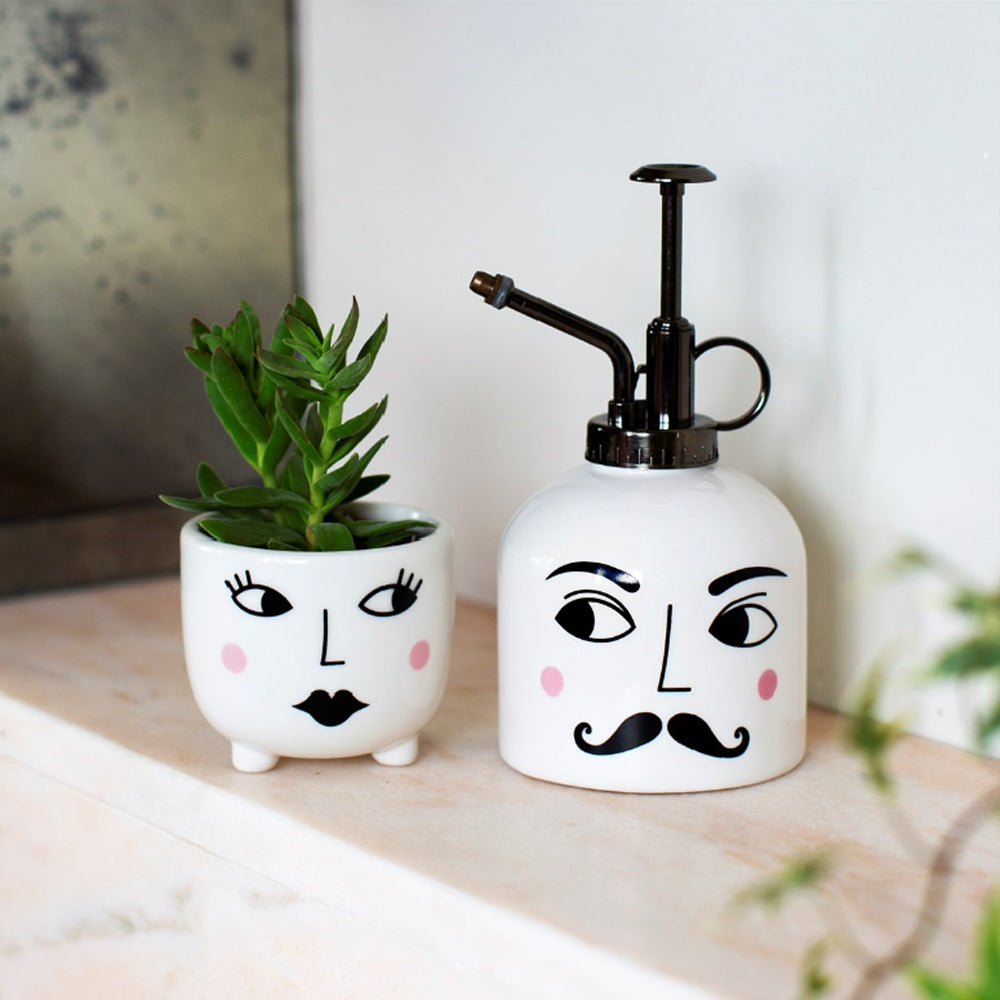 Mr & Mrs Set | Flowerpot and atomizer