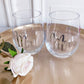 Mr &amp; Mrs Premium Wedding Gift Set "Happy Hearts" with Contents - 7 pieces