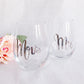 Mr &amp; Mrs Premium Wedding Gift Set "Happy Hearts" with Contents - 7 pieces