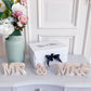 Mr & Mrs  Premium-Geschenkset "Happy Hearts" zur Hochzeit mit Inhalt - 7 teilig